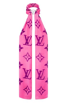 Женская шелковая лента envy lv vuittamins LOUIS VUITTON розового цвета по цене 40500 руб., арт. MP3105 | Фото 1 Женская шелковая лента envy lv vuittamins LOUIS VUITTON розового цвета, арт. MP3105 | Фото 1