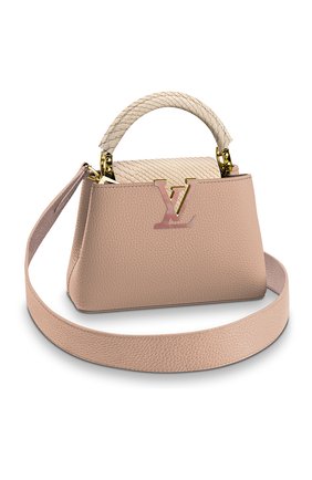 Женская сумка capucines mini LOUIS VUITTON розового цвета по цене 415000 руб., арт. N99731 | Фото 1 Женская сумка capucines mini LOUIS VUITTON розового цвета, арт. N99731 | Фото 1