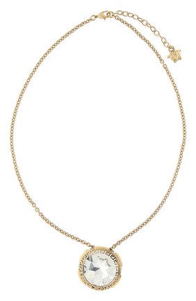 Женское колье greca VERSACE золотого цвета по цене 46450 руб., арт. 1001469/1A00621 | Фото 1 Женское колье greca VERSACE золотого цвета, арт. 1001469/1A00621 | Фото 1