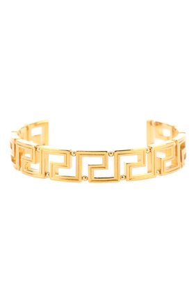 Женский браслет greca VERSACE золотого цвета по цене 42300 руб., арт. 1001473/1A00620 | Фото 1 Женский браслет greca VERSACE золотого цвета, арт. 1001473/1A00620 | Фото 1