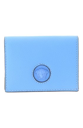 Женские кожаный кошелек la medusa VERSACE голубого цвета по цене 41200 руб., арт. DPDI058/DVIT4T | Фото 1 Женские кожаный кошелек la medusa VERSACE голубого цвета, арт. DPDI058/DVIT4T | Фото 1