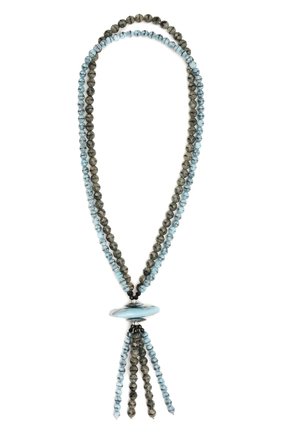 Женское колье GIORGIO ARMANI синего цвета по цене 99500 руб., арт. 61A022/1A900 | Фото 1 Женское колье GIORGIO ARMANI синего цвета, арт. 61A022/1A900 | Фото 1