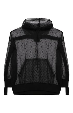Женский худи REDVALENTINO черного цвета по цене 44600 руб., арт. WR3MF07L/5V3 | Фото 1 Женский худи REDVALENTINO черного цвета, арт. WR3MF07L/5V3 | Фото 1