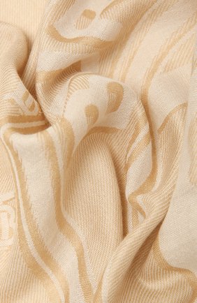 Женский шарф BURBERRY бежевого цвета по цене 35700 руб., арт. 8039435 | Фото 2 Женский шарф BURBERRY бежевого цвета, арт. 8039435 | Фото 2