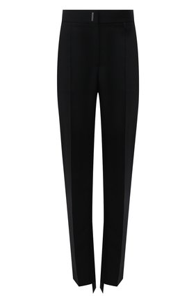 Женские шерстяные брюки GIVENCHY черного цвета по цене 92350 руб., арт. BW50QQ13QB | Фото 1 Женские шерстяные брюки GIVENCHY черного цвета, арт. BW50QQ13QB | Фото 1