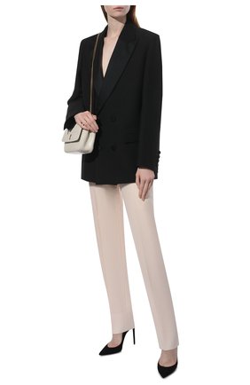 Женские шерстяные брюки GIVENCHY розового цвета по цене 92350 руб., арт. BW50Q613N5 | Фото 2 Женские шерстяные брюки GIVENCHY розового цвета, арт. BW50Q613N5 | Фото 2