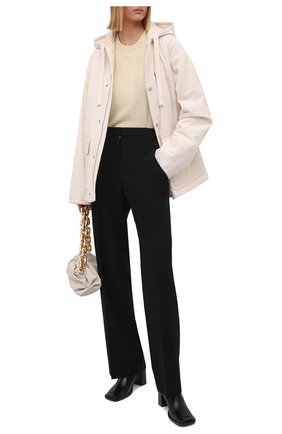Женская хлопковая куртка JIL SANDER белого цвета по цене 137500 руб., арт. JPPT410417-WT243014A | Фото 2 Женская хлопковая куртка JIL SANDER белого цвета, арт. JPPT410417-WT243014A | Фото 2