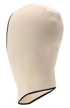 Женская шапка-балаклава JIL SANDER белого цвета по цене 48700 руб., арт. JPPT764504-WTY21288 | Фото 2 Женская шапка-балаклава JIL SANDER белого цвета, арт. JPPT764504-WTY21288 | Фото 2