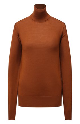 Женская водолазка JIL SANDER коричневого цвета по цене 84400 руб., арт. JSCT754040-WTY11018 | Фото 1 Женская водолазка JIL SANDER коричневого цвета, арт. JSCT754040-WTY11018 | Фото 1