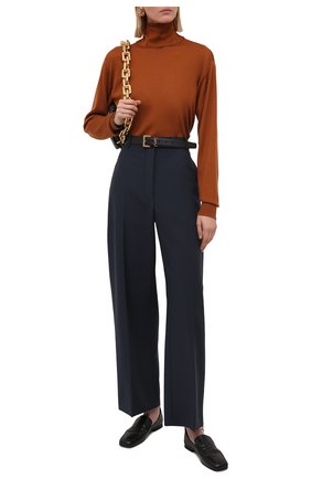 Женская водолазка JIL SANDER коричневого цвета по цене 84400 руб., арт. JSCT754040-WTY11018 | Фото 2 Женская водолазка JIL SANDER коричневого цвета, арт. JSCT754040-WTY11018 | Фото 2