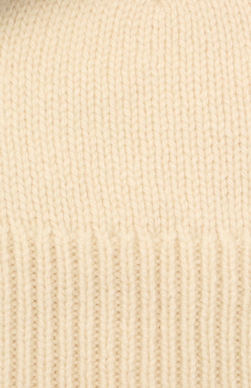 Женская кашемировая шапка JIL SANDER кремвого цвета, арт. JSPT762019-WTY11048 | Фото 3 (Материал: Текстиль, Кашемир, Шерсть)