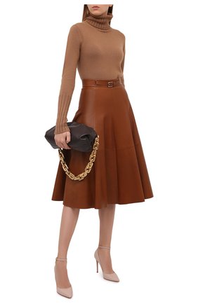 Женский кашемировый свитер KITON бежевого цвета по цене 97400 руб., арт. D50728549 | Фото 2 Женский кашемировый свитер KITON бежевого цвета, арт. D50728549 | Фото 2