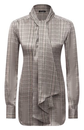 Женская шелковая блузка KITON зеленого цвета по цене 93350 руб., арт. D38455K0587A | Фото 1 Женская шелковая блузка KITON зеленого цвета, арт. D38455K0587A | Фото 1