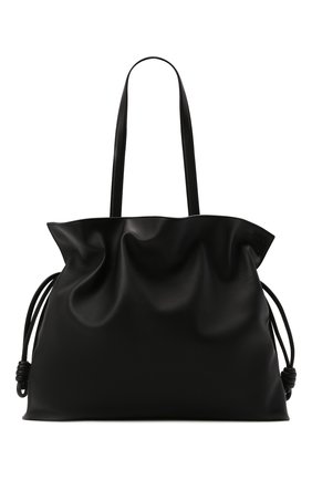 Женский сумка flamenco xl LOEWE черного цвета, арт. A411X12X02 | Фото 1 (Материал: Натуральная кожа; Сумки-технические: Сумки-шопперы; Размер: large)