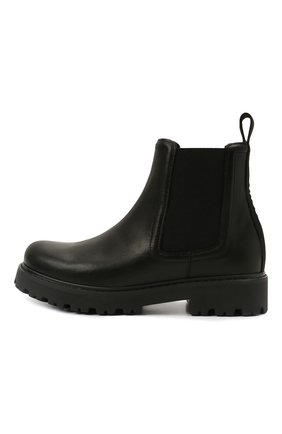 Детские кожаные ботинки DSQUARED2 черного цвета по цене 24600 руб., арт. 68584/RUNNER/36-41 | Фото 2 Детские кожаные ботинки DSQUARED2 черного цвета, арт. 68584/RUNNER/36-41 | Фото 2