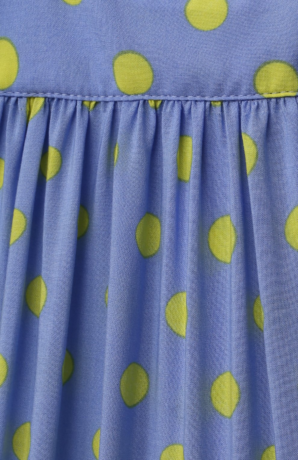 Детское платье из вискозы kate ZHANNA & ANNA голубого цвета, арт. ZAK06032021 | Фото 3 (Рукава: Короткие; Случай: Повседневный; Региональные ограничения белый список (Axapta Mercury): RU; Материал внешний: Вискоза; Девочки Кросс-КТ: Платье-одежда; Ростовка одежда: 4 года | 104 см, 6 лет | 116 см, 8 лет | 128 см, 10 - 11 лет | 140 - 146см)
