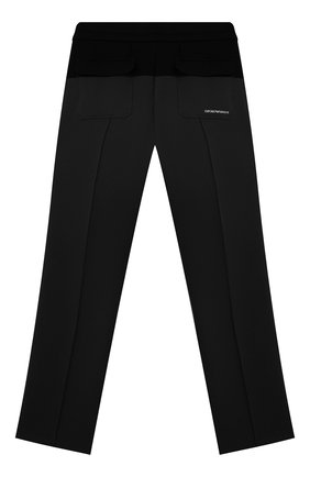 Детские хлопковые брюки EMPORIO ARMANI хаки цвета по цене 14550 руб., арт. 6K4P67/1JHSZ | Фото 2 Детские хлопковые брюки EMPORIO ARMANI хаки цвета, арт. 6K4P67/1JHSZ | Фото 2 (Материал внешний: Хлопок; Мальчики Кросс-КТ: Брюки-одежда; Случай: Повседневный; Ростовка одежда: 10 - 11 лет | 140 - 146см, 13 - 15 лет | 158 см, 16 лет | 164 см, 4 года | 104 см, 5 лет | 110 см, 6 лет | 116 см, 7 лет | 122 см, 8 лет | 128 см)