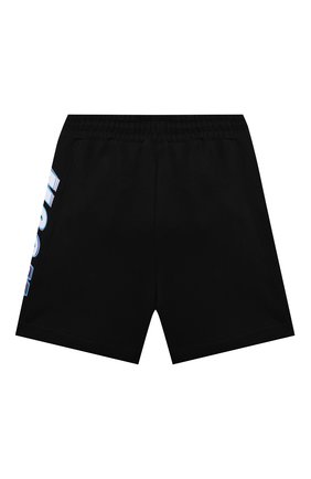 Детские хлопковые шорты MSGM KIDS черного цвета по цене 8200 руб., арт. MS027631 | Фото 2 Детские хлопковые шорты MSGM KIDS черного цвета, арт. MS027631 | Фото 2