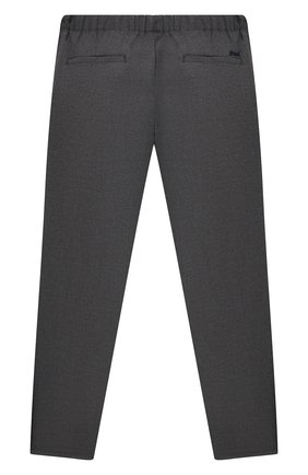 Детские хлопковые брюки EMPORIO ARMANI серого цвета по цене 13400 руб., арт. 6K4PG5/4N4FZ | Фото 2 Детские хлопковые брюки EMPORIO ARMANI серого цвета, арт. 6K4PG5/4N4FZ | Фото 2
