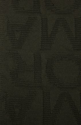 Детский комплект из шапки и шарфа EMPORIO ARMANI хаки цвета по цене 16400 руб., арт. 407512/1A762 | Фото 5 Детский комплект из шапки и шарфа EMPORIO ARMANI хаки цвета, арт. 407512/1A762 | Фото 5 (Материал: Текстиль, Шерсть, Синтетический материал)