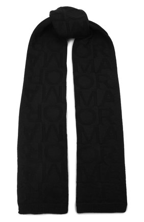 Детский комплект из шапки и шарфа EMPORIO ARMANI черного цвета по цене 16400 руб., арт. 407512/1A762 | Фото 4 Детский комплект из шапки и шарфа EMPORIO ARMANI черного цвета, арт. 407512/1A762 | Фото 4 (Материал: Текстиль, Шерсть, Синтетический материал)