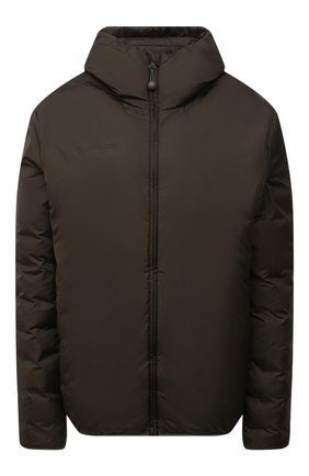 Мужского куртка PANGAIA хаки цвета, арт. FDM0002-101-WBN01 | Фото 1 (Кросс-КТ: Куртка; Женское Кросс-КТ: Куртка-спорт; Материал внешний: Хлопок; Стили: Спорт-шик)