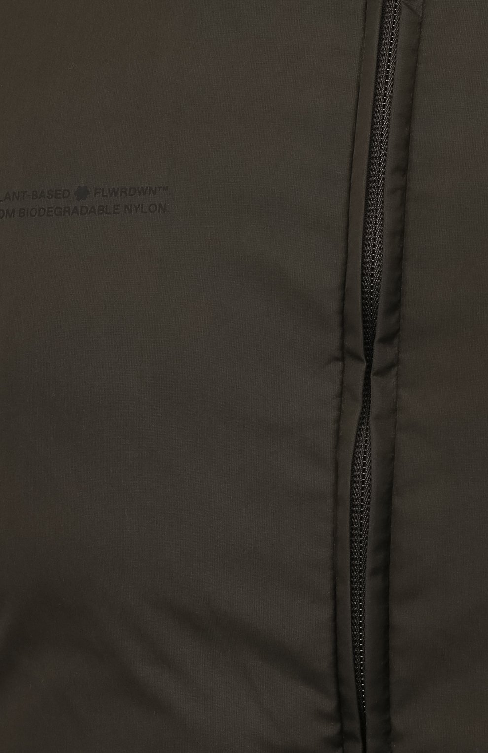 Мужского куртка PANGAIA хаки цвета, арт. FDM0002-101-WBN01 | Фото 8 (Кросс-КТ: Куртка; Женское Кросс-КТ: Куртка-спорт; Материал внешний: Хлопок; Стили: Спорт-шик)
