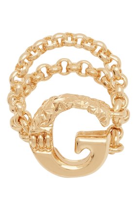 Женское кольцо alphabet g CHLOÉ золотого цвета по цене 24350 руб., арт. C21SFR0G/CB7 | Фото 1 Женское кольцо alphabet g CHLOÉ золотого цвета, арт. C21SFR0G/CB7 | Фото 1