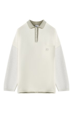 Женское поло LOEWE белого цвета по цене 65550 руб., арт. S359Y14K27/ | Фото 1 Женское поло LOEWE белого цвета, арт. S359Y14K27/ | Фото 1