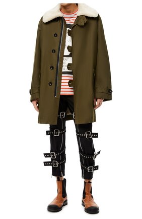 Мужская парка LOEWE хаки цвета по цене 208500 руб., арт. H526Y02W09/ | Фото 2 Мужская парка LOEWE хаки цвета, арт. H526Y02W09/ | Фото 2