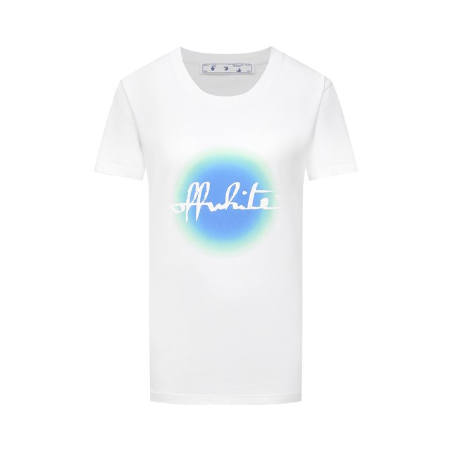 фото Хлопковая футболка off-white
