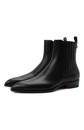 Женские кожаные ботинки SANTONI черного цвета по цене 64200 руб., арт. WTGX59539BI3NLGAN01 | Фото 1 Женские кожаные ботинки SANTONI черного цвета, арт. WTGX59539BI3NLGAN01 | Фото 1