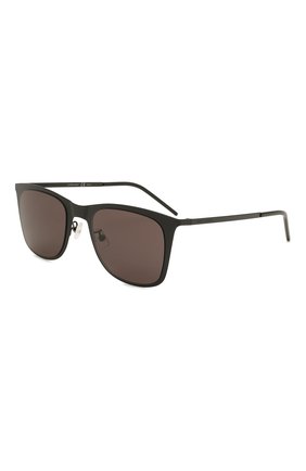 Женские солнцезащитные очки SAINT LAURENT черного цвета по цене 28650 руб., арт. SL 51 SLIM METAL | Фото 1 Женские солнцезащитные очки SAINT LAURENT черного цвета, арт. SL 51 SLIM METAL | Фото 1