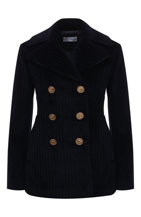 Женский хлопковый жакет REDVALENTINO темно-синего цвета по цене 72850 руб., арт. WR3CID40/5YD | Фото 1 Женский хлопковый жакет REDVALENTINO темно-синего цвета, арт. WR3CID40/5YD | Фото 1