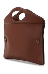 Женская сумка pocket BURBERRY коричневого цвета, арт. 8041253 | Фото 8 (Сумки-технические: Сумки через плечо; Размер: medium; Материал: Натуральная кожа; Ремень/цепочка: На ремешке)