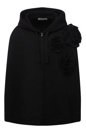Женский хлопковый кардиган VALENTINO черного цвета по цене 169000 руб., арт. WB3MF10M6HC | Фото 1 Женский хлопковый кардиган VALENTINO черного цвета, арт. WB3MF10M6HC | Фото 1