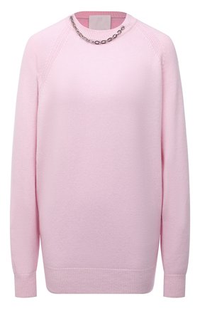 Женский кашемировый пуловер GIVENCHY розового цвета по цене 104500 руб., арт. BW90CM4Z9K | Фото 1 Женский кашемировый пуловер GIVENCHY розового цвета, арт. BW90CM4Z9K | Фото 1