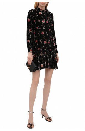 Женское платье из вискозы и шелка REDVALENTINO черного цвета по цене 79950 руб., арт. WR3VAAM5/601 | Фото 2 Женское платье из вискозы и шелка REDVALENTINO черного цвета, арт. WR3VAAM5/601 | Фото 2