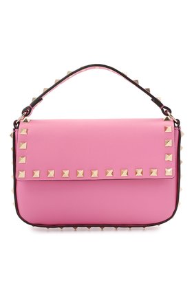 Женская сумка rockstud VALENTINO розового цвета по цене 62350 руб., арт. WW2P0W07/B0L | Фото 1 Женская сумка rockstud VALENTINO розового цвета, арт. WW2P0W07/B0L | Фото 1