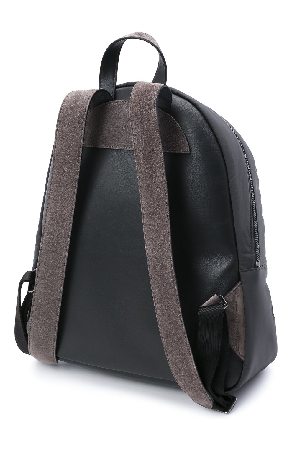 Женский рюкзак BRUNELLO CUCINELLI темно-серого цвета, арт. MB74D2348 | Фото 3 (Размер: medium; Материал: Текстиль)