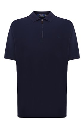 Мужское хлопковое поло POLO RALPH LAUREN темно-синего цвета по цене 13350 руб., арт. 711842622/PRL BS | Фото 1 Мужское хлопковое поло POLO RALPH LAUREN темно-синего цвета, арт. 711842622/PRL BS | Фото 1