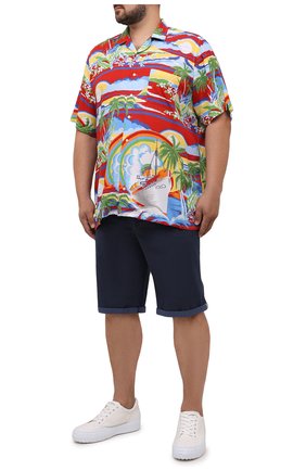 Мужская рубашка из вискозы POLO RALPH LAUREN красного цвета по цене 21000 руб., арт. 711835514/5346/PRL BS | Фото 2 Мужская рубашка из вискозы POLO RALPH LAUREN красного цвета, арт. 711835514/5346/PRL BS | Фото 2