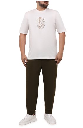 Мужские джоггеры POLO RALPH LAUREN хаки цвета по цене 12400 руб., арт. 711652314/PRL BS | Фото 2 Мужские джоггеры POLO RALPH LAUREN хаки цвета, арт. 711652314/PRL BS | Фото 2