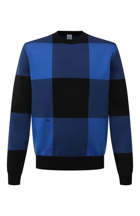 Мужской хлопковый джемпер BERLUTI синего цвета по цене 104000 руб., арт. R20KRL174-001 | Фото 1 Мужской хлопковый джемпер BERLUTI синего цвета, арт. R20KRL174-001 | Фото 1
