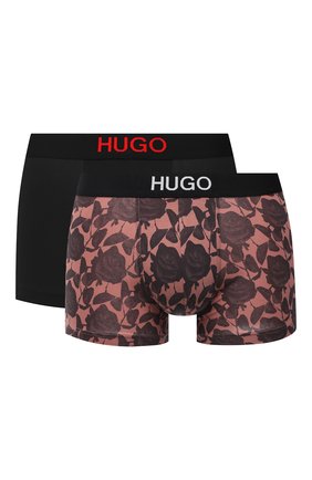 Мужские комплект из двух боксеров HUGO бордового цвета по цене 4200 руб., арт. 50454316 | Фото 1 Мужские комплект из двух боксеров HUGO бордового цвета, арт. 50454316 | Фото 1 (Материал внешний: Хлопок; Мужское Кросс-КТ: Трусы; Кросс-КТ: бельё)
