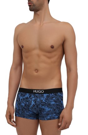 Мужские комплект из двух боксеров HUGO синего цвета по цене 4200 руб., арт. 50454316 | Фото 2 Мужские комплект из двух боксеров HUGO синего цвета, арт. 50454316 | Фото 2