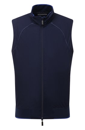 Мужской жилет из шерсти и шелка ZILLI SPORT синего цвета по цене 331500 руб., арт. MAV-YD135-W0SE0/0001 | Фото 1 Мужской жилет из шерсти и шелка ZILLI SPORT синего цвета, арт. MAV-YD135-W0SE0/0001 | Фото 1 (Длина (верхняя одежда): Короткие; Материал внешний: Шелк, Шерсть; Материал подклада: Синтетический материал; Стили: Кэжуэл; Кросс-КТ: Куртка; Региональные ограничения белый список (Axapta Mercury): RU)