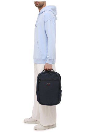 Мужской текстильный рюкзак PAUL&SHARK темно-синего цвета, арт. 11318118/HVB | Фото 2 (Материал: Текстиль; Размер: large)