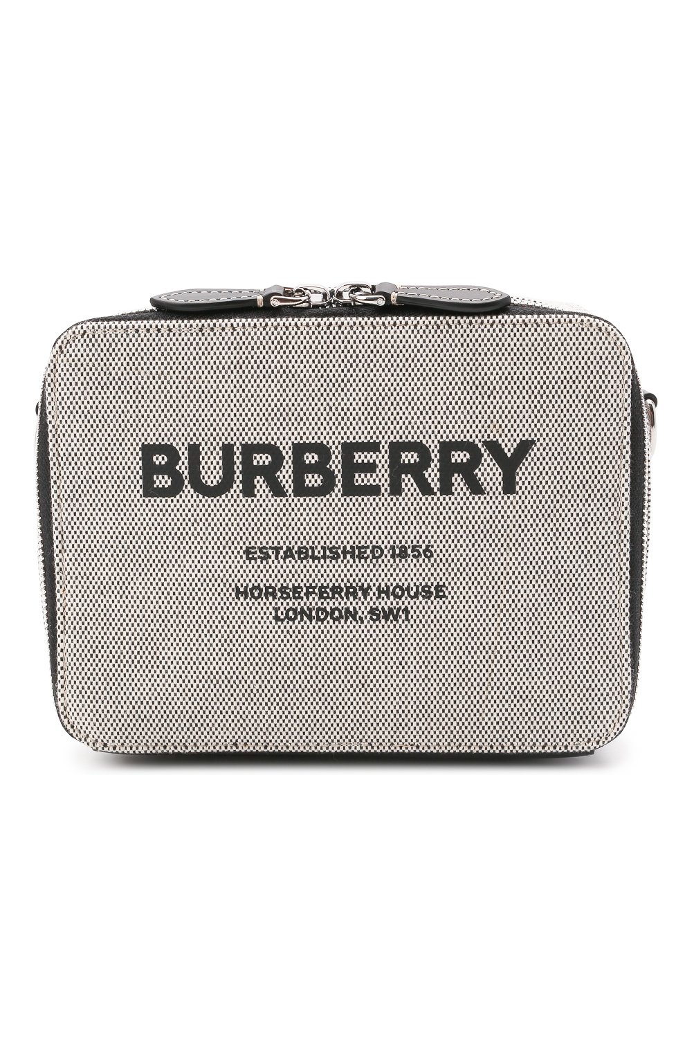 Мужская сумка BURBERRY серого цвета, арт. 8038258 | Фото 1