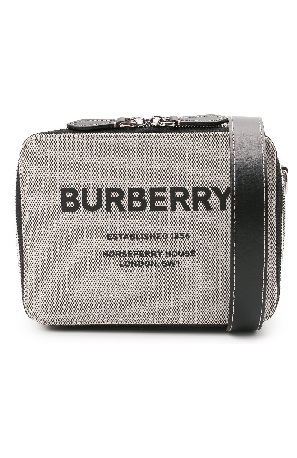 Мужская сумка BURBERRY серого цвета по цене 76500 руб., арт. 8038258 | Фото 5 Мужская сумка BURBERRY серого цвета, арт. 8038258 | Фото 5